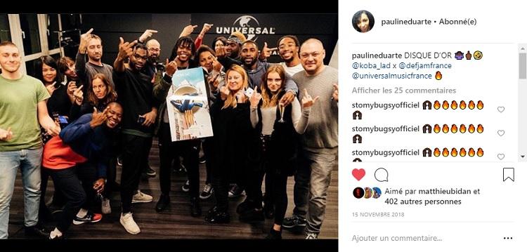 Koba LaD disque d'or