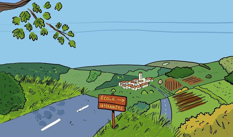 Chaque dimanche, le professeur prenait la route de la ferme avec un enfant