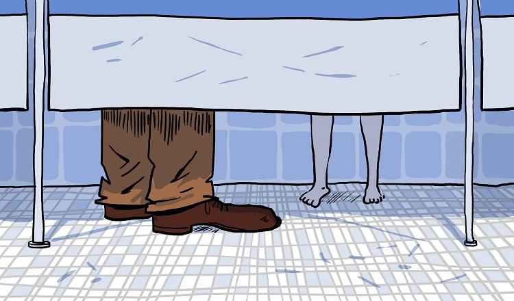 La plupart racontent que tout se passe au moment de la douche hebdomadaire..