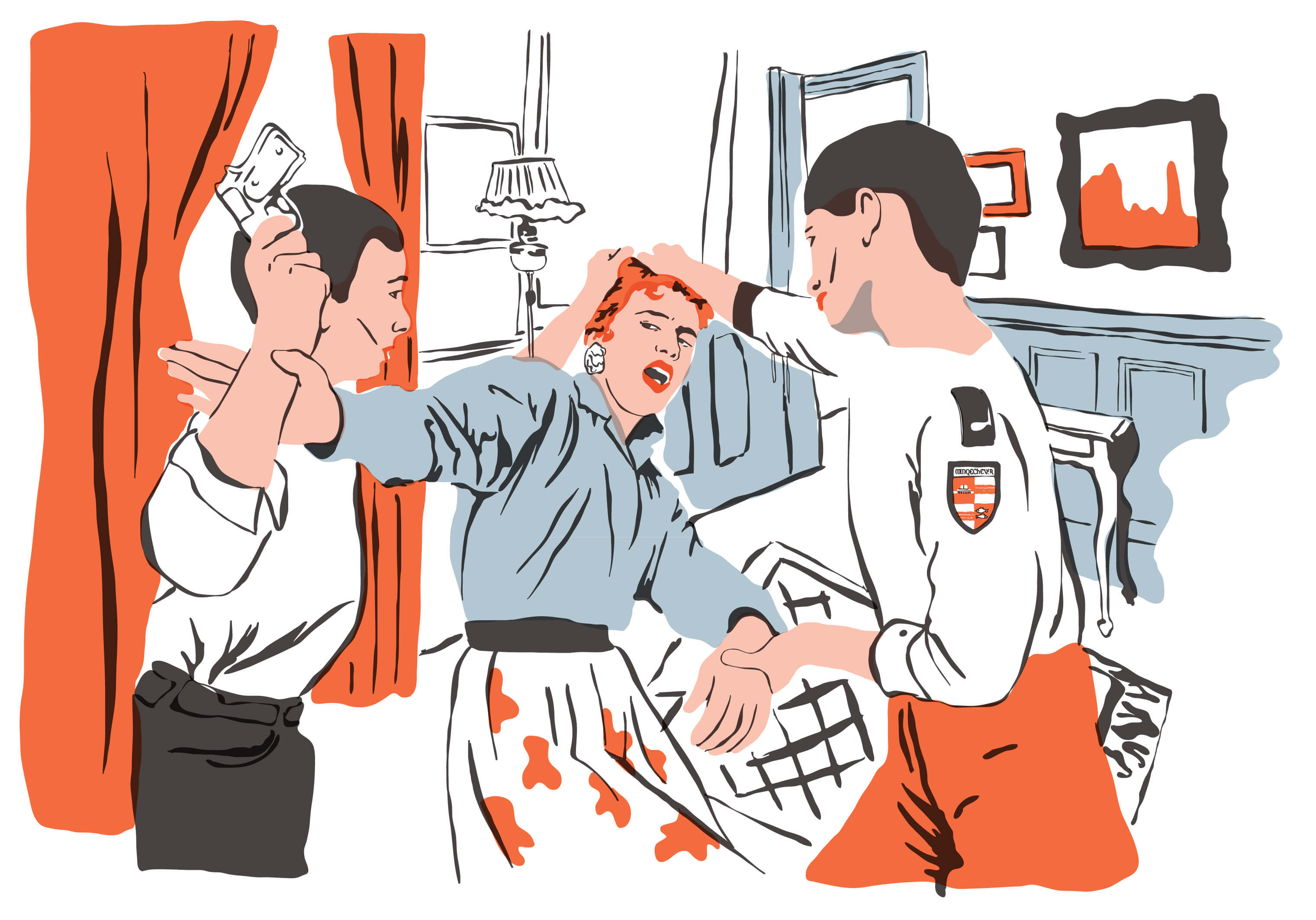 La tante d'Omer, elle, a été arrêtée suite à sa demande d'asile en France