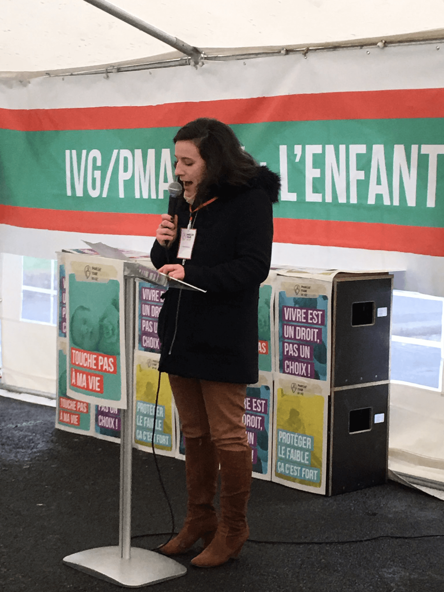 Adelaïde Pouchol est la porte-parole de la Marche pour la Vie