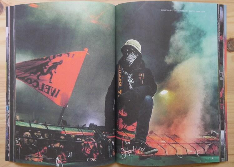 Un supporter complètement grillé, lors de Red Star-Dunkerque