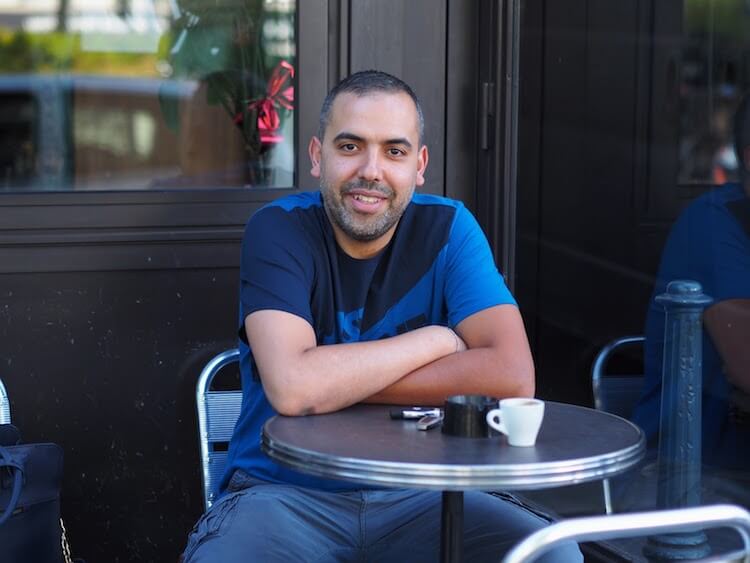 Hakim et son bronzage « bicolore ».