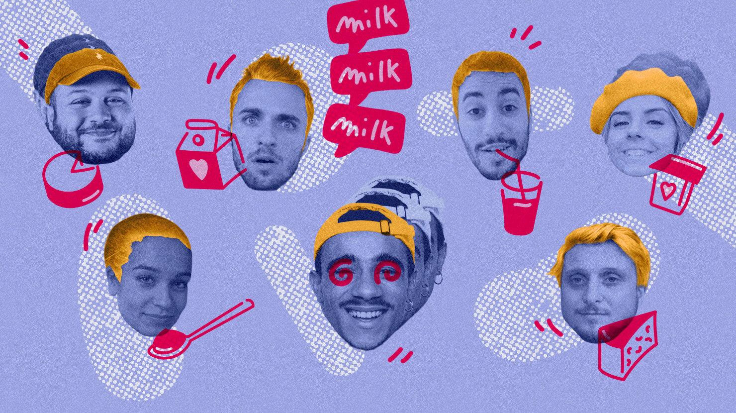 Les produits laitiers, les meilleurs amis des influenceurs