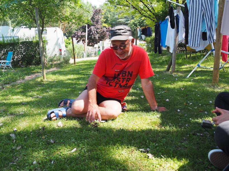 Michel vient au camping des Castors pour accompagner sa femme Annick, curiste à Jonzac