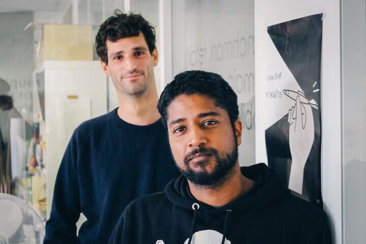 Geoffrey Livolsi (au premier plan) et Mathias Destal (au second plan) mènent Disclose.