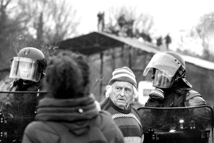 Ferme des 100 noms, Notre-Dame-des-Landes, 9 avril 2018.