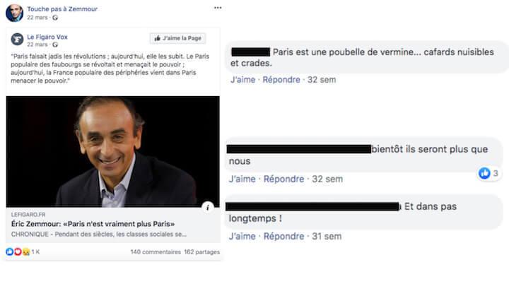 « Cafards nuisibles ». Toujours plus loin dans la haine.