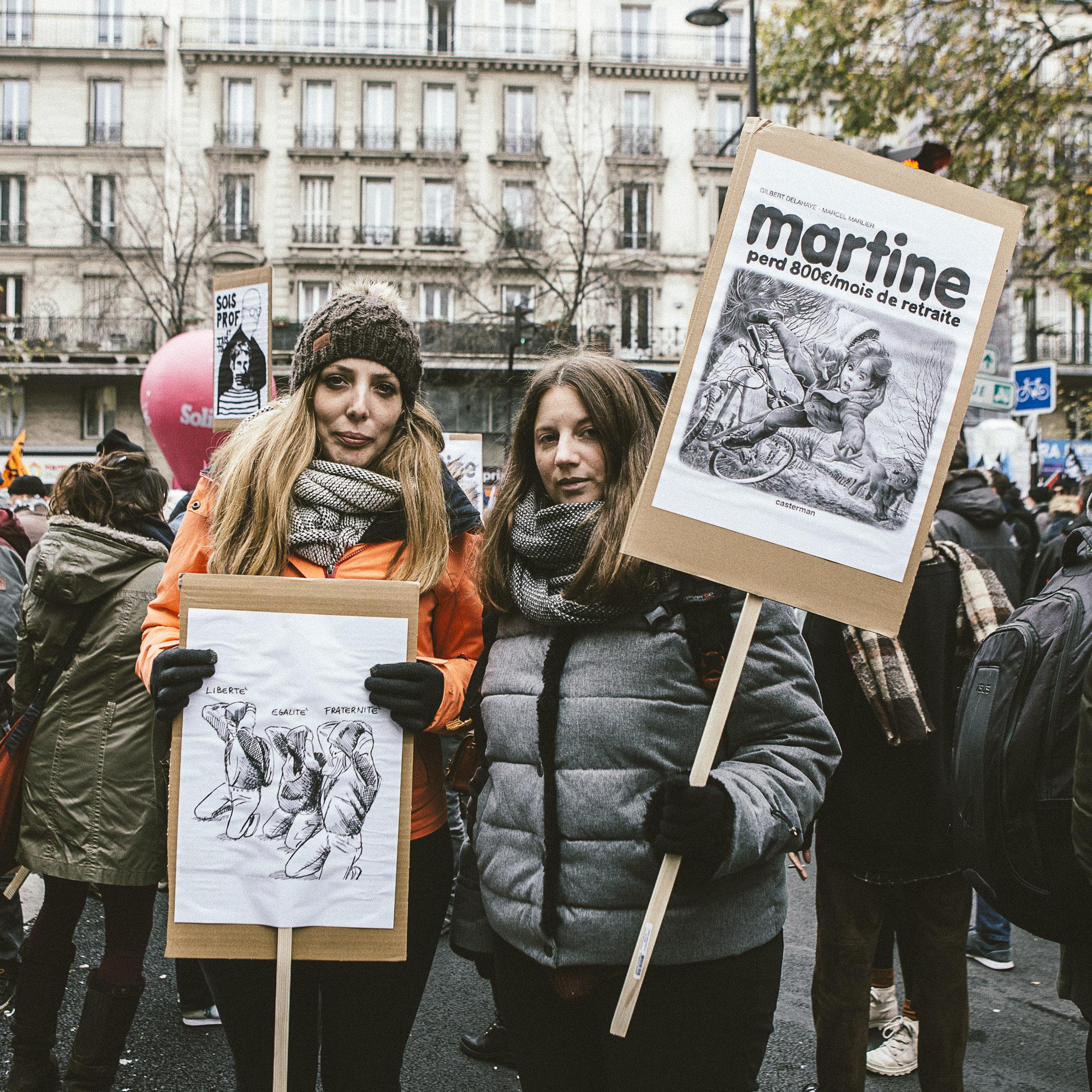 Carole et Claire travaillent dans un collège à Aubervilliers