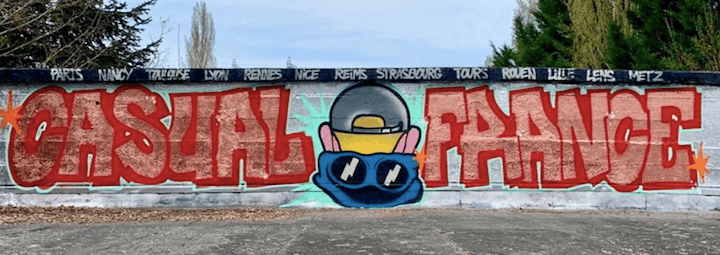 La photo de couverture de la page Ouest Casual. Graf’ réalisé par la Cagoule, des graffeurs nationalistes