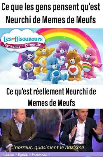La limite entre l’ironie et le réel est parfois ambiguë entre les neurchis.