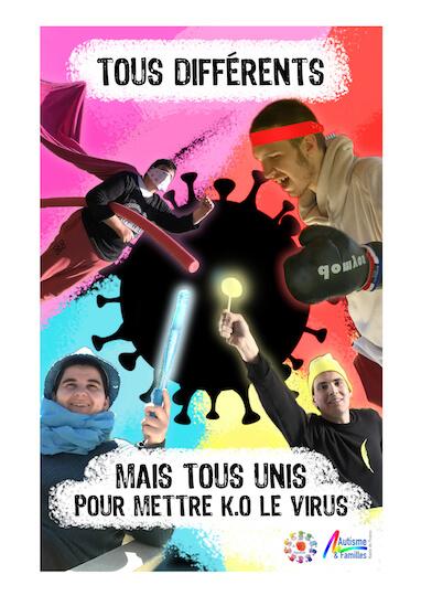 Au Fam du Coquelicot, une affiche a été créée à l'occasion de la journée de sensibilisation à l'autisme, le 2 avril. « Nous en sommes tous très fiers ! », confie Guillaume Péchon, le chef de service éducatif.