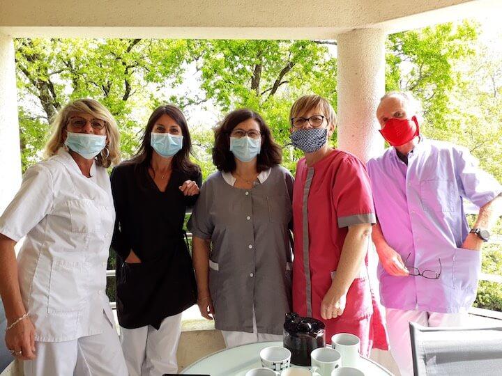 L'équipe éducative de la Sittelle encadre 18 résidents sur les 24 habituels en cette période de confinement.