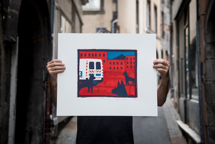 En 2019, l’artiste Thierry Toth a proposé cette oeuvre pour une exposition au Conseil général. Elle a été refusée. « Je voulais montrer l’absence, l’horreur. C’est une histoire qu’on n’oublie pas à Clermont »