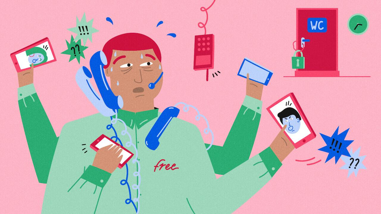 Le confinement en France a transformé en enfer la vie dans les call centers de Free au Maroc