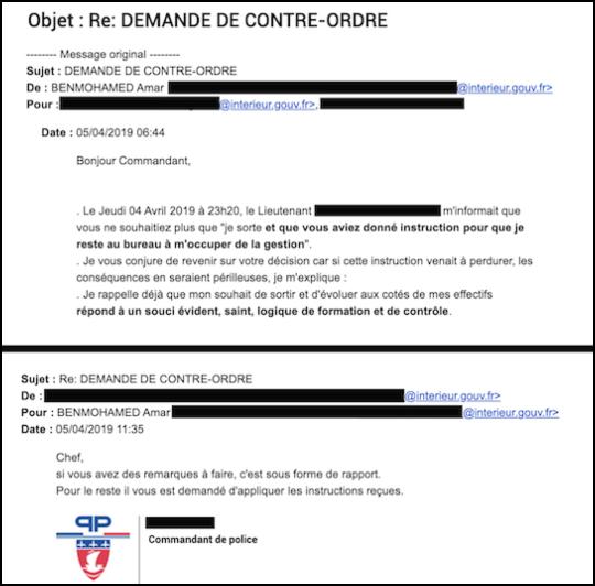 En avril 2019, Amar apprend que son supérieur lui interdit de participer physiquement aux transferts de détenus. Il demande diplomatiquement à sortir avec ses collègues. La réponse de son chef est lapidaire