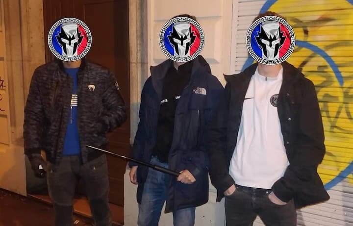Des membres de la section parisienne en sortie dans la capitale. Sur leurs photos, les membres de Vengeance Patriote aiment montrer les muscles