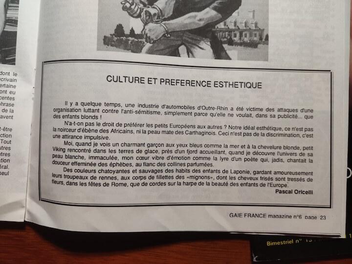 Oui, la pédophilie ET le suprémacisme blanc, c'est possible