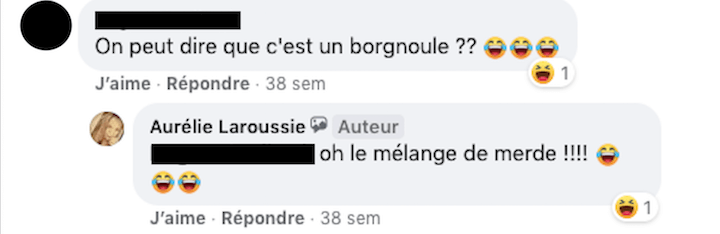 Même les responsables comme Aurélie Laroussie, présidente de l’association Femmes des forces de l’ordre en colère, se moquent du handicap de Jérôme Rodriguez.