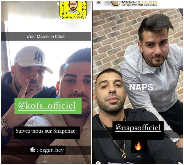 Les rappeurs marseillais Kofs et Naps, qui ont posé leurs rimes cet été sur le tube Bande organisée, ont été récemment aperçus à Istanbul.
