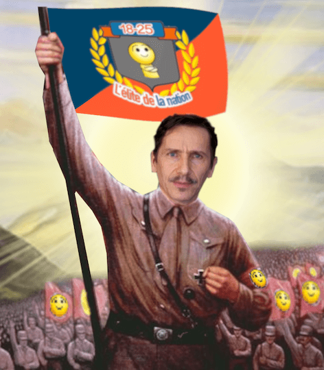 Rémy Daillet-Wiedemann ratisse large. Dans une de ses vidéos, il a inséré une « dédicace » au forum 18-25 de jeuxvideos.com. Ce dernier a fait de l'ancien MoDem une de ses coqueluches, avec des images où il remplace par exemple Adolf Hitler.