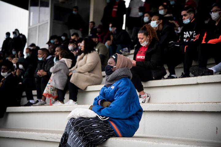 Lors de son discours Mahamadou Camara cite les différents comités, mais aussi les habitants de sa ville, qui l’épaulent dans son combat et le soutiennent financièrement