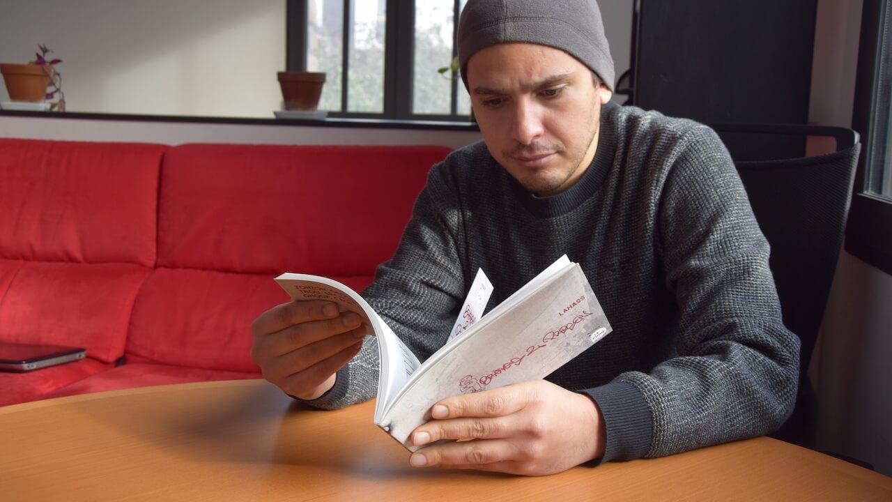 Depuis sa prison, Lahass a dessiné une BD