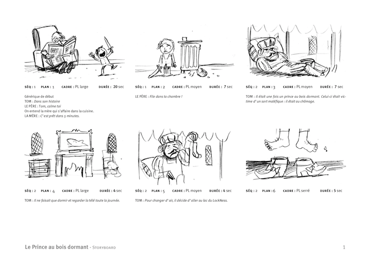 En plus de sa BD, Hassan a écrit en prison le scénario et le story board du court-métrage : « Le Prince au bois dormant. 