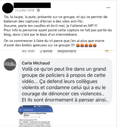 Dès 2018, Amélie H. dénonce les propos racistes qui se tenaient dans le groupe TN Rabiot. Ses déclarations passent inaperçues et déclenchent une enquête du groupe.