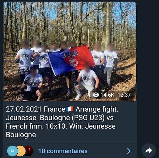 Certains membres des Zouaves participent à des fights avec d'autres hools, comme les Mesos. Ils ont aussi repris récemment le flambeau du KOP of Boulogne en combattant sous l’étiquette « Jeunesse Boulogne ».
