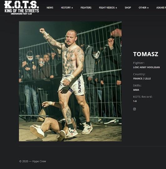 Après avoir rencontré Tomasz « Gamin ».