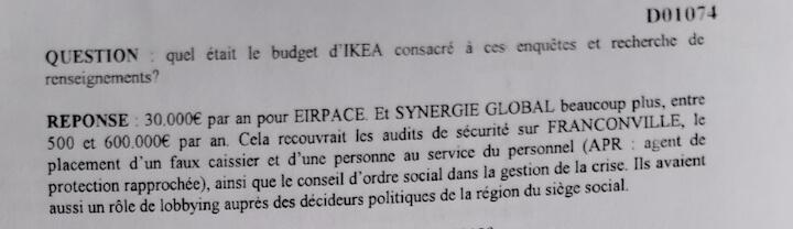 Tout cela leur coûtait des centaines de milliers d'euros.