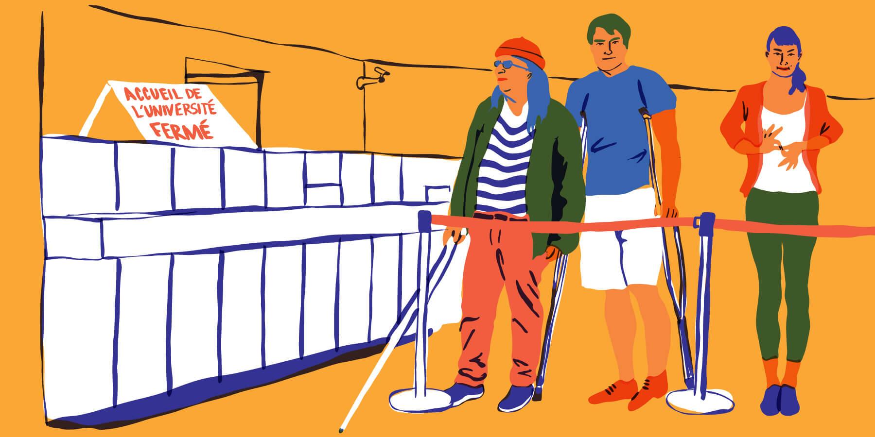 81 étudiants handicapés témoignent des discriminations à l’université