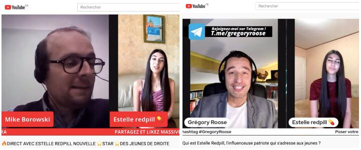 Estelle Redpill fait depuis le début de l’année la tournée des petits leaders de la fachosphère.