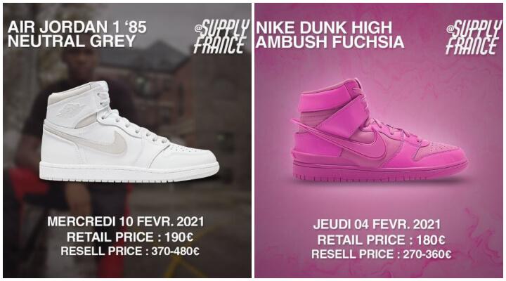 Les baskets fuchsia, c'est un style et ça se vend bien.