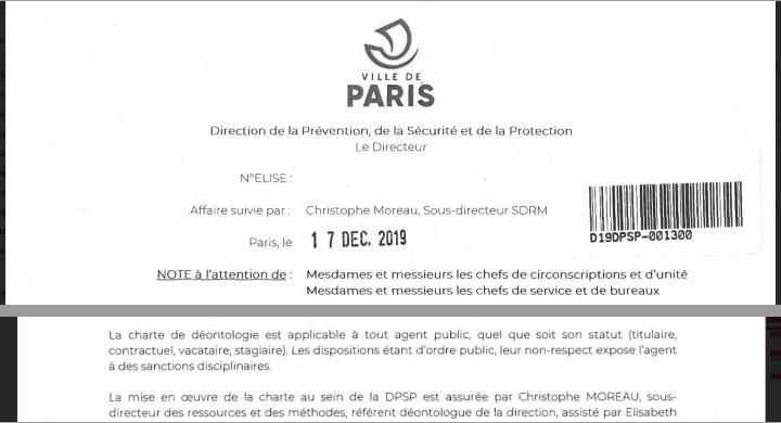 Christophe Moreau est le « référent déontologue » de la police municipale de Paris.