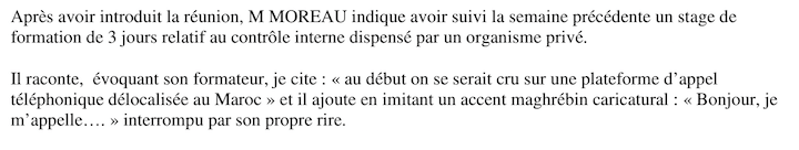 En 2018, Christophe Moreau – le « référent déontologue » de la police municipale parisienne – avait tenu des propos racistes envers un formateur.