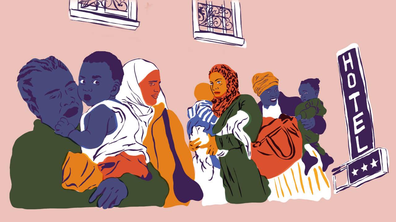 Cet hôtel trois étoiles accueille des femmes migrantes pendant la pandémie