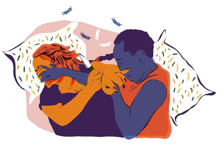 En centre d'hébergement, Tania se souvient des disputes et bagarres incessantes