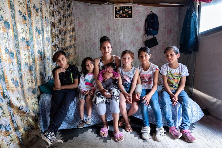 Carolina et ses enfants