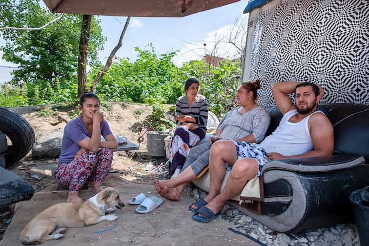 Depuis 11 ans en France, Andrews et Mélania ont toujours habité en camp