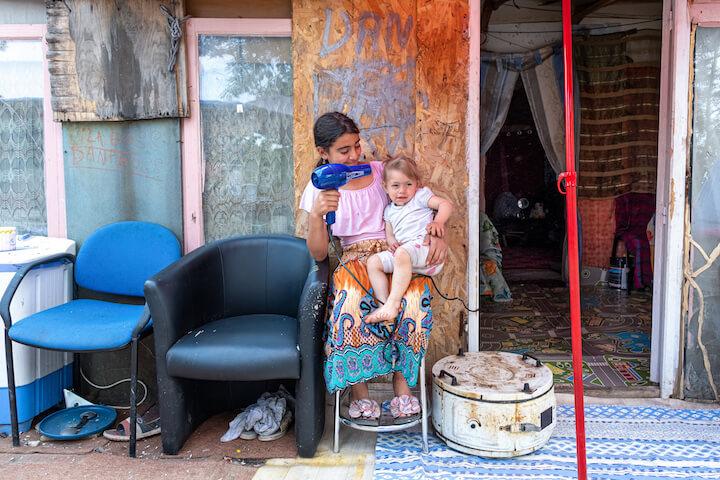 Sur les 48 mineurs du camp, 11 ont moins de trois ans et 26 sont scolarisés