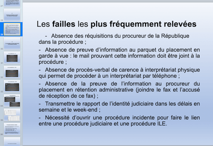 Extrait d'un powerpoint interne