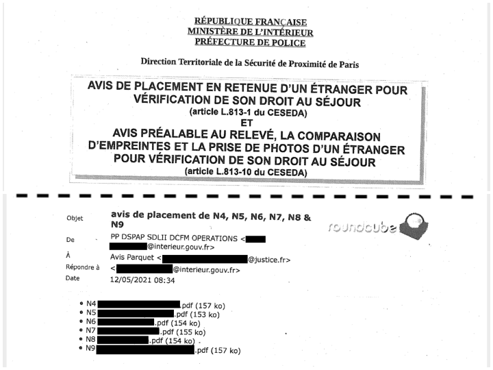 À Paris, l’Ulii 75 fait souvent des contrôles dans les gares ouvertes au trafic international. En mai 2021, neuf personnes sont interpellées en presque une demi-heure à Gare du Nord