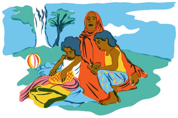 Cinq ans après leur arrivée en France, la famille est un peu déboussolée. Hassan « n’arrive pas encore à imaginer » son avenir ici