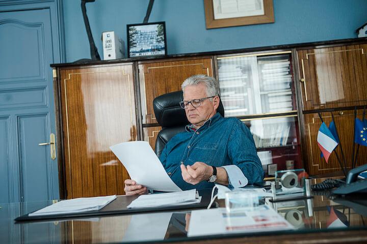 Patrick Geenens, maire de Ronchin