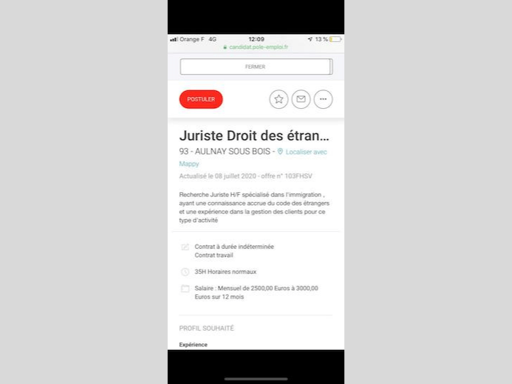 Azzedine Jamal, le prétendu avocat, recrute via des annonces Pôle emploi des personnes n'ayant aucune connaissance en droit, à des postes de juristes ou d'assistants avocats