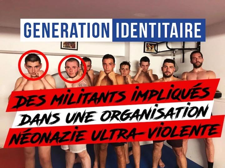 Des militants de Lyon Populaire dans la salle de boxe de GI Lyon, L’Agogé