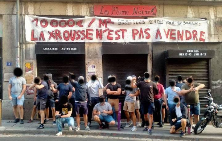 Des militants d’extrême droite posent dans des quartiers « de gauche » de Lyon, cette année, pour provoquer les antifascistes