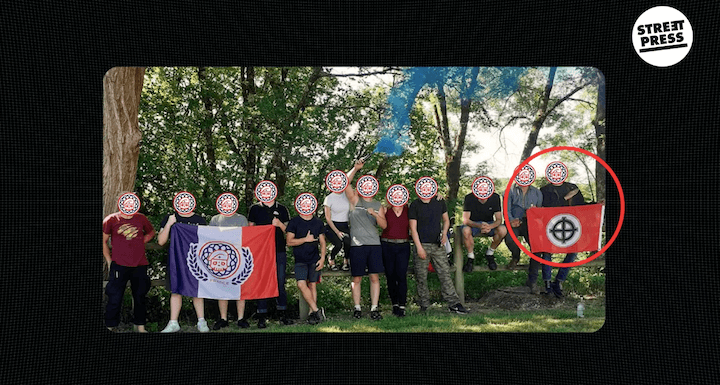 La Famille Gallicane n'hésite pas à poser avec des symboles fascistes ou en faisant des saluts nazis